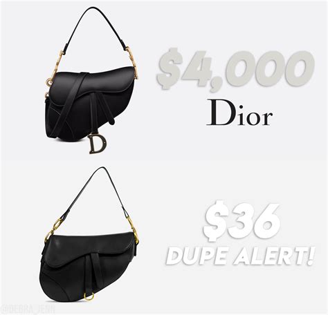 white dior saddle bag dupe|christian dior knockoff bags.